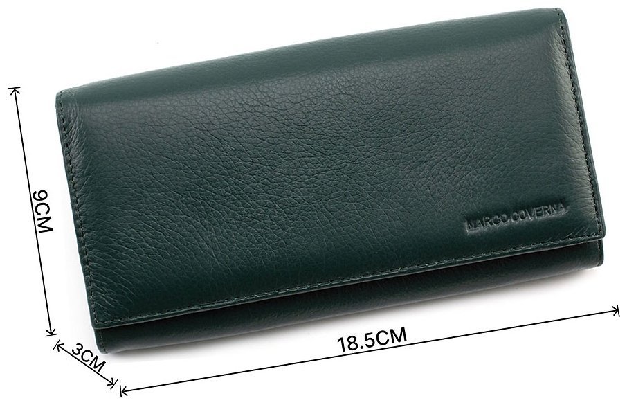 Кожаный женский кошелек с фиксацией на кнопку Marco Coverna (16610) modnotak фото №3