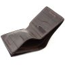 Стильный кожаный мужской кошелек ручной работы Grande Pelle (13060) - 6