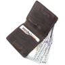 Стильний шкіряний чоловічий гаманець ручної роботи Grande Pelle (13060) - 5