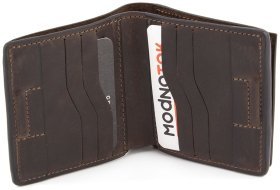 Стильний шкіряний чоловічий гаманець ручної роботи Grande Pelle (13060)
