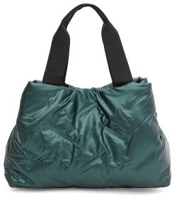 Женская сумка шоппер из качественного полиэстера Monsen 88890 Зеленого цвета
