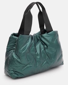 Женская сумка шоппер из качественного полиэстера Monsen 88890 Зеленого цвета