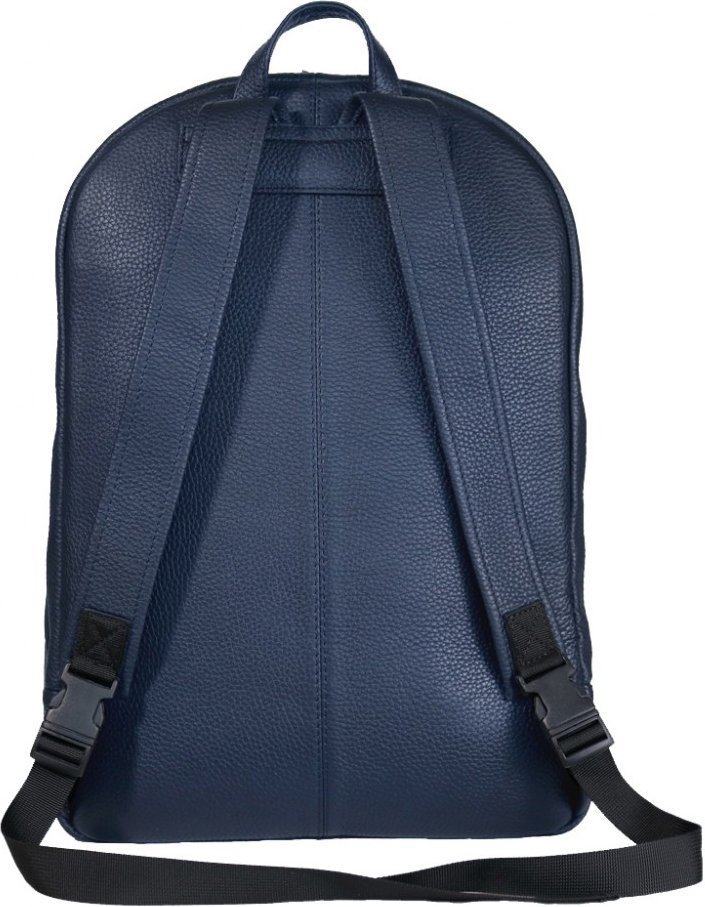 Великий рюкзак з фактурної шкіри синього кольору Issa Hara (27032)