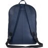 Великий рюкзак з фактурної шкіри синього кольору Issa Hara (27032) - 2