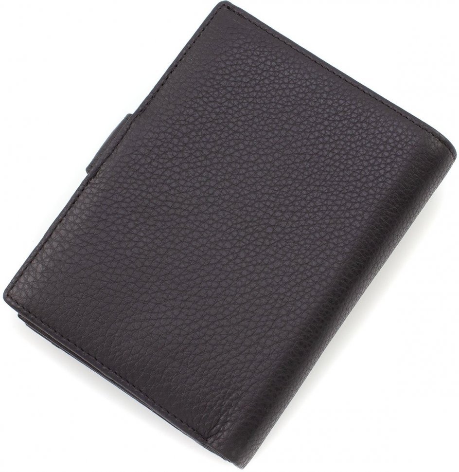 Чоловік шкіряний гаманець з відділенням для паспорта H.T Leather (16756)