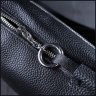 Женская сумка из зернистой кожи черного цвета с лямкой на плечо Vintage 2422253 - 9