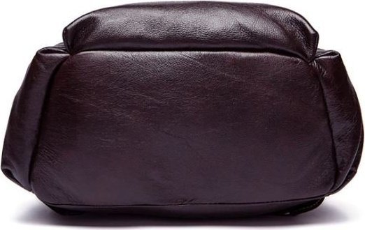 Місткий рюкзак з натуральної шкіри бордового кольору VINTAGE STYLE (14714)
