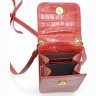 Кожаная красная женская сумка-чехол для телефона TARWA (19630) - 2
