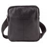 Кожаная повседневная мужская сумка на молнии Leather Collection (10555) - 3