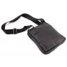 Кожаная повседневная мужская сумка на молнии Leather Collection (10555) - 5