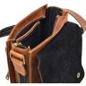 Винтажная мужская сумка через плечо из рыжей кожи TARWA (19800) - 2