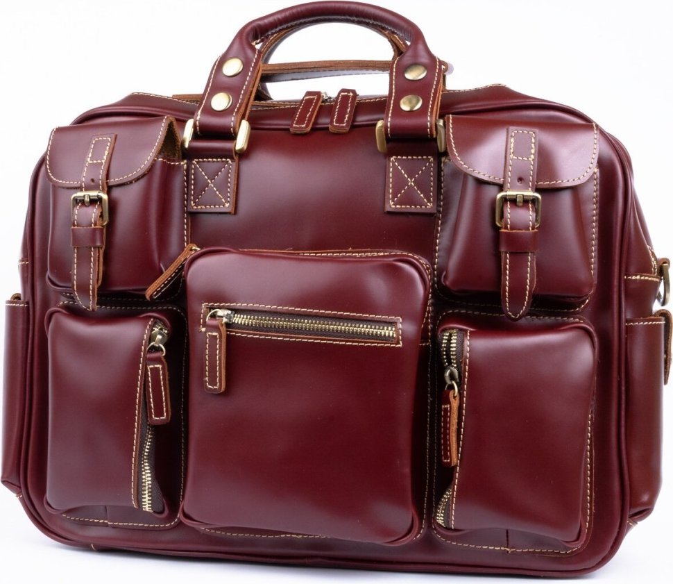 Большая деловая сумка - портфель из натуральной кожи VINTAGE STYLE (14776) фото №1 Большая деловая сумка - портфель из натуральной кожи VINTAGE STYLE (14776) modnotak фото №1