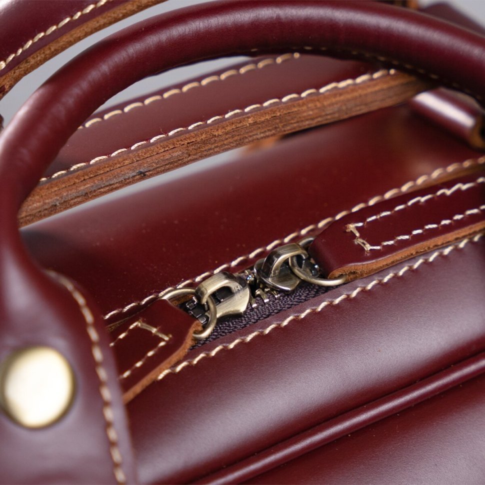 Большая деловая сумка - портфель из натуральной кожи VINTAGE STYLE (14776)