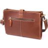 Жіноча вінтажна сумка коричневого кольору з натуральної шкіри Vintage (2421301) - 2
