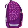 Каркасний фіолетовий рюкзак з текстилю для дівчинки з принтом Bagland 53291 - 3
