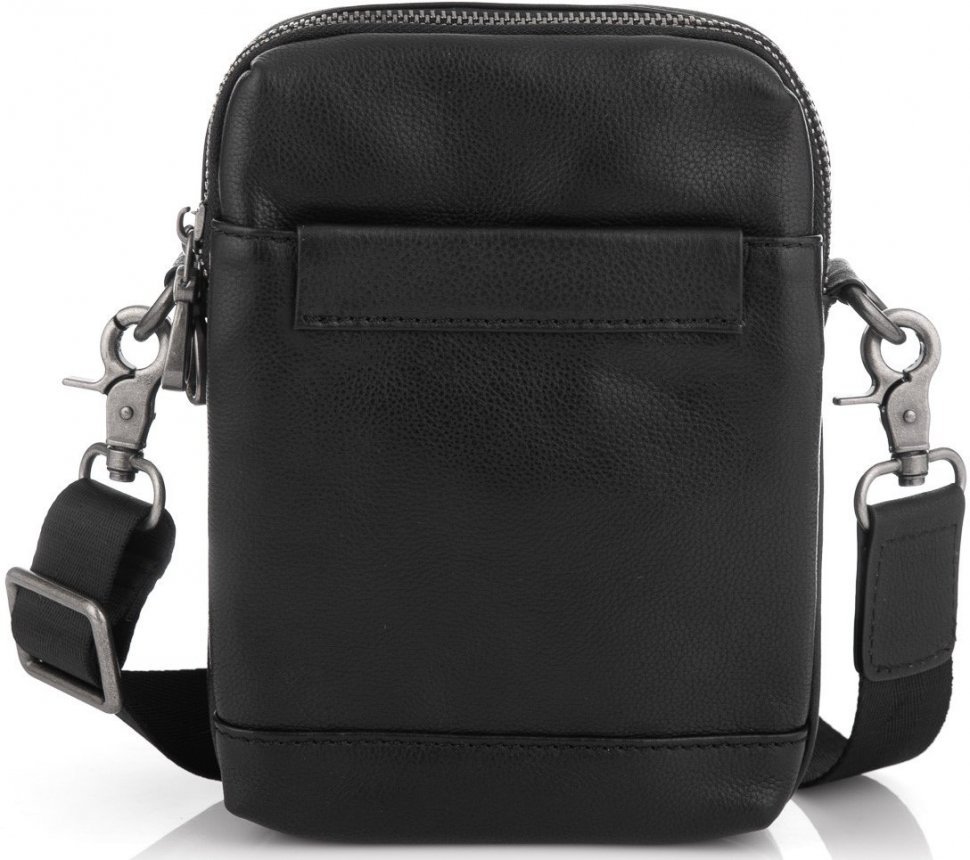 Кожаная маленькая мужская сумка-планшет через плечо Tiding Bag (15768)