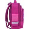 Шкільний рюкзак для дівчаток малинового кольору з совою Bagland (53691) - 2