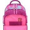 Шкільний рюкзак для дівчаток малинового кольору з совою Bagland (53691) - 5