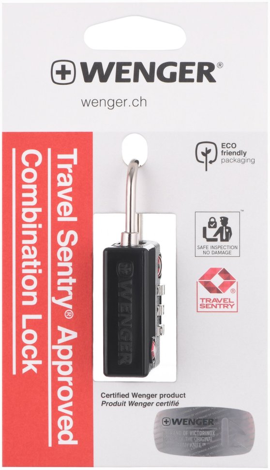 Замок кодовий, Wenger TSA Combination Lock, чорний modnotak фото №6