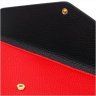 Просторный женский кошелек красно-черного цвета из натуральной кожи Tony Bellucci (2421974) - 3