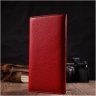 Просторный женский кошелек красно-черного цвета из натуральной кожи Tony Bellucci (2421974) - 7