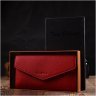 Просторий жіночий гаманець червоно-чорного кольору з натуральної шкіри Tony Bellucci (2421974) - 8