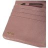 Місткий жіночий гаманець із шкіри флотар на кнопці з RFID-захистом Ashwood J56 94191 пудрового кольору фото №6 Місткий жіночий гаманець із шкіри флотар на кнопці з RFID-захистом Ashwood J56 94191 пудрового кольору modnotak фото - 6