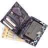 Оригінальний різнокольоровий жіночий гаманець з натуральної шкіри KARYA (1065-063) - 3