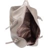Сіра дорожня сумка великого розміру з натуральної шкіри SHVIGEL (00889) - 3