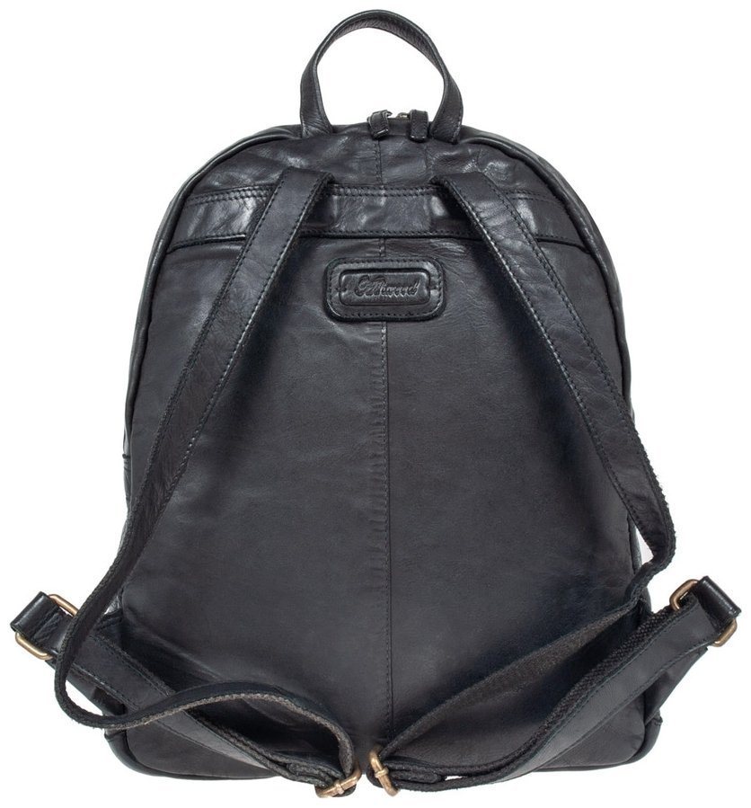 Мужской рюкзак из натуральной кожи на 1 отделение Ashwood Ruben черного цвета 94491 (Великобритания) modnotak фото №5