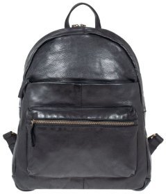 Чоловічий рюкзак з натуральної шкіри на 1 відділення Ashwood Ruben чорного кольору 94491 (Велика Британія)