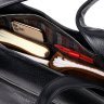 Чорна жіноча шкіряна сумка-шоппер з накладними кишенями KARYA (2420877) - 6