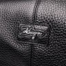 Чорна жіноча шкіряна сумка-шоппер з накладними кишенями KARYA (2420877) - 7