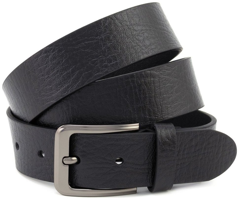 Классический мужской ремень из итальянской кожи Gherardini 40811 черный фото №1 Классический мужской ремень из итальянской кожи Gherardini 40811 черный modnotak фото №1