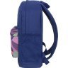 Синій текстильний рюкзак для міста з принтом Bagland (55491) - 2