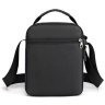 Вместительная мужская сумка барсетка из прочного текстиля через плечо Confident черного цвета 95491 modnotak фото - 12