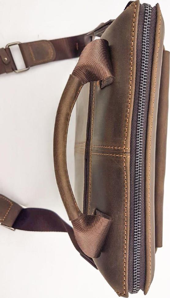 Чоловіча сумка-планшет коричневого кольору VATTO (11833)