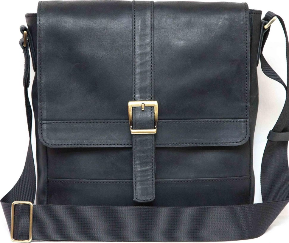 Зручна наплічна сумка планшет зі шкіри Крейзі VATTO (11932)