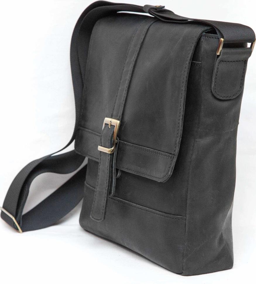 Удобная наплечная сумка планшет из кожи Крейзи VATTO (11932)
