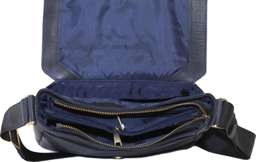 Зручна наплічна сумка планшет зі шкіри Крейзі VATTO (11932)