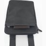 Чоловіча шкіряна сумка на два відділення чорного кольору VATTO (12132) - 7