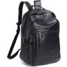 Великий чоловічий шкіряний рюкзак чорного кольору Keizer (57191) - 1