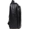 Великий чоловічий шкіряний рюкзак чорного кольору Keizer (57191) - 5