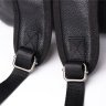 Великий чоловічий шкіряний рюкзак чорного кольору Keizer (57191) - 6
