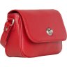 Красная маленькая женская сумка через плечо Issa Hara Нора (21137) - 3