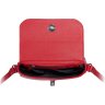 Красная маленькая женская сумка через плечо Issa Hara Нора (21137) - 4