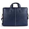 Кожаная сумка с плечевым ремнем для ноутбука до 13" Hammonds Flycatcher LB105 синего цвета 107991 modnotak фото - 2
