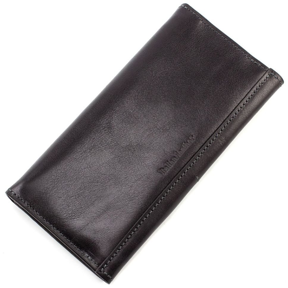 Стильний повністю шкіряний гаманець ручної роботи Grande Pelle (13011)