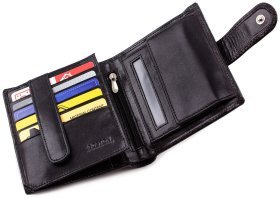 Мужской гладкий кошелек из натуральной кожи BOSTON (16719)