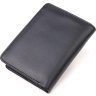 Вертикальний жіночий гаманець чорно-червоного кольору з гладкої шкіри CANPELLINI (2421683) - 2